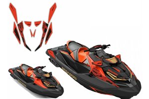 Aufkleber Satz kompatibel mit per SEADOO RXT X GTX 300 2019 - 2021 - MXPKAD15497