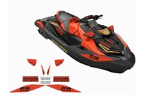 Aufkleber Satz kompatibel mit per SEADOO RXT-X 300 2018 - 2021 - MXPKAD15498