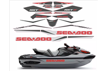 Kit adesivi compatibile con per SEADOO RXT-X 300 2018 - 2021 - MXPKAD15498