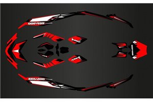 Kit adesivi compatibile con per SEADOO Spark TRIXX 2UP 3UP 2019 - 2021 - MXPKAD15499