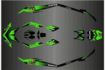 Aufkleber Satz kompatibel mit per SEADOO Spark TRIXX 2UP 3UP 2019 - 2021 - MXPKAD15499