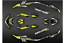 Aufkleber Satz kompatibel mit per SEADOO Spark TRIXX 2UP 3UP 2019 - 2021 - MXPKAD15499