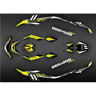 Aufkleber Satz kompatibel mit per SEADOO Spark TRIXX 2UP 3UP 2019 - 2021 - MXPKAD15499