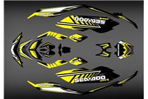 Aufkleber Satz kompatibel mit per SEADOO Spark TRIXX 2UP 3UP 2019 - 2021 - MXPKAD15499