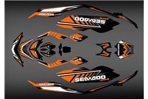 Aufkleber Satz kompatibel mit per SEADOO Spark TRIXX 2UP 3UP 2019 - 2021 - MXPKAD15499