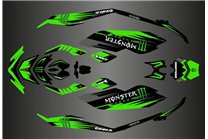 Aufkleber Satz kompatibel mit per SEADOO Spark TRIXX 2UP 3UP 2019 - 2021 - MXPKAD15499