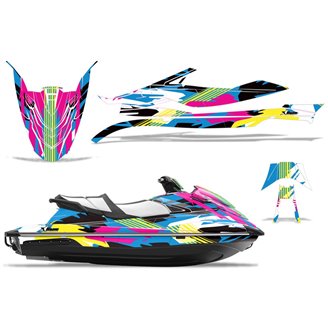 Kit adesivi compatibile con per Yamaha GP 1800 SVHO Waverunner 2016 - 2020 - MXPKAD15502