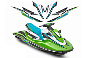 Sticker set compatible with per Yamaha Waverunner EX Deluxe 2017 - 2021 - MXPKAD15504