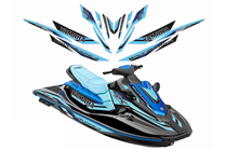 Kit Autocollants compatible avec per Yamaha Waverunner EX Deluxe 2017 - 2021 - MXPKAD15504