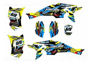 Sticker set compatible with per CAN AM DS 450 2008 - 2016 - MXPKAD14948