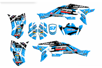 Kit adesivi compatibile con per CAN AM DS 450 2008 - 2016 - MXPKAD14948