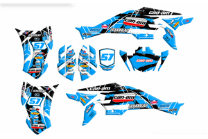 Sticker set compatible with per CAN AM DS 450 2008 - 2016 - MXPKAD14948