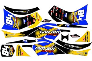 Sticker set compatible with per CAN AM DS 450 2008 - 2016 - MXPKAD14948
