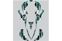 Kit Autocollants compatible avec per CAN AM RENEGADE 500 570R 800R 850R 800X 1000R XXC 2005 - MXPKAD14957