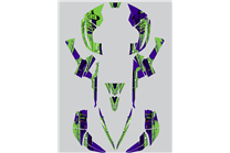 Aufkleber Satz kompatibel mit per CAN AM RENEGADE 500 570R 800R 850R 800X 1000R XXC 2005 - MXPKAD14957