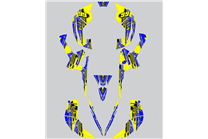 Kit adesivi compatibile con per CAN AM RENEGADE 500 570R 800R 850R 800X 1000R XXC 2005 - MXPKAD14957