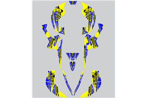 Sticker set compatible with per CAN AM RENEGADE 500 570R 800R 850R 800X 1000R XXC 2005 - MXPKAD14957