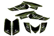 Aufkleber Satz kompatibel mit per HONDA TRX 250 2006 - 2018 - MXPKAD14960