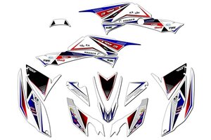 Kit Autocollants compatible avec per HONDA TRX 400 EX 2008 - 2018 - MXPKAD14967