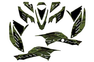 Kit Autocollants compatible avec per HONDA TRX 400 EX 2008 - 2018 - MXPKAD14967