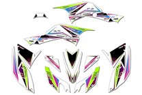 Sticker set compatible with per HONDA TRX 400 EX 2008 - 2018 - MXPKAD14967