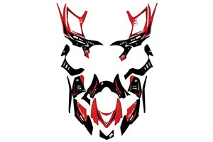 Sticker set compatible with per HONDA TRX 700XX 2012 - MXPKAD14970