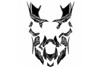 Kit Autocollants compatible avec per HONDA TRX 700XX 2012 - MXPKAD14970