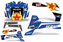 Sticker set compatible with per POLARIS RZR 800 2011 - 2015 - MXPKAD14978