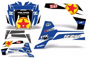 Kit adesivi compatibile con per POLARIS RZR 800 2011 - 2015 - MXPKAD14978