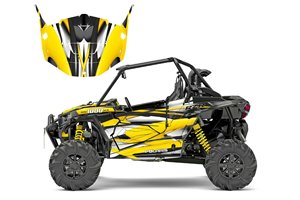 Kit adesivi compatibile con per POLARIS RZR XP 1000 TURBO 2015 - 2019 - MXPKAD14981