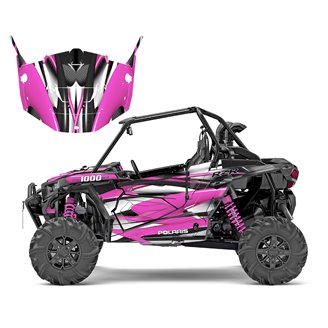 Kit adesivi compatibile con per POLARIS RZR XP 1000 TURBO 2015 - 2019 - MXPKAD14981