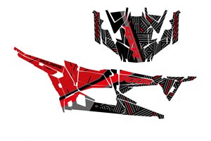Kit adesivi compatibile con per POLARIS RZR XP 1000 TURBO S 4 DOORS 2019 - 2021 - MXPKAD14987