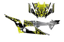 Kit de pegatinas compatible con per POLARIS RZR XP 1000 TURBO S 4 DOORS 2019 - 2021 - MXPKAD14987