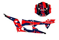 Kit adesivi compatibile con per POLARIS RZR XP 1000 TURBO S 4 DOORS 2019 - 2021 - MXPKAD14987