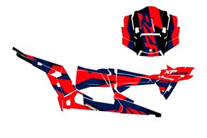Kit adesivi compatibile con per POLARIS RZR XP 1000 TURBO S 4 DOORS 2019 - 2021 - MXPKAD14987