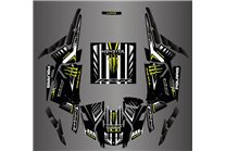 Kit de pegatinas compatible con per POLARIS RZR XP 1000 TURBO S 2019 - MXPKAD14983