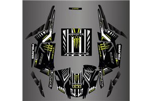 Kit adesivi compatibile con per POLARIS RZR XP 1000 2019 - 2021 - MXPKAD14984