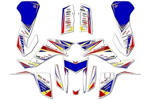 Kit Autocollants compatible avec per SUZUKI QUAD LTZ 400 KFX 400 2003 - 2008 - MXPKAD14989