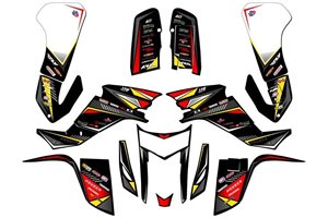 Kit Autocollants compatible avec per SUZUKI QUAD LTZ 400 KFX 400 2003 - 2008 - MXPKAD14989