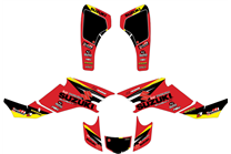 Kit adesivi compatibile con per SUZUKI QUAD LTZ 400 KFX 400 2003 - 2008 - MXPKAD14989