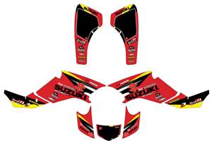 Kit adesivi compatibile con per SUZUKI QUAD LTZ 400 KFX 400 2003 - 2008 - MXPKAD14989