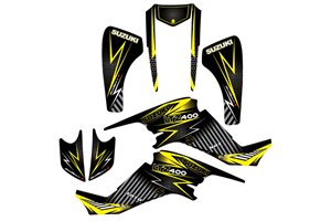 Sticker set compatible with per SUZUKI QUAD LTZ 400 KFX 400 2003 - 2008 - MXPKAD14989