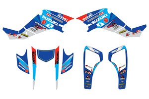 Kit de pegatinas compatible con per SUZUKI QUAD LTZ 400 KFX 400 2003 - 2008 - MXPKAD14989
