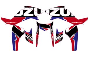 Sticker set compatible with per SUZUKI QUAD LTZ 400 KFX 400 2003 - 2008 - MXPKAD14989