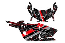 Aufkleber Satz kompatibel mit per POLARIS RZR PRO XP 4 DOORS 2020 - 2022 - MXPKAD14986