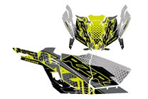 Kit adesivi compatibile con per POLARIS RZR PRO XP 4 DOORS 2020 - 2022 - MXPKAD14986