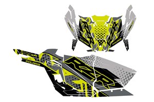 Kit adesivi compatibile con per POLARIS RZR PRO XP 4 DOORS 2020 - 2022 - MXPKAD14986