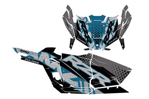 Sticker set compatible with per POLARIS RZR XP 1000 4 DOORS 2020 - MXPKAD14985