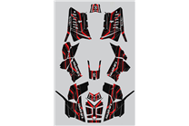 Kit Autocollants compatible avec per POLARIS SCRAMBLER 850-1000 2013 - 2021 - MXPKAD14988