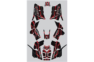 Sticker set compatible with per POLARIS SCRAMBLER 850-1000 2013 - 2021 - MXPKAD14988